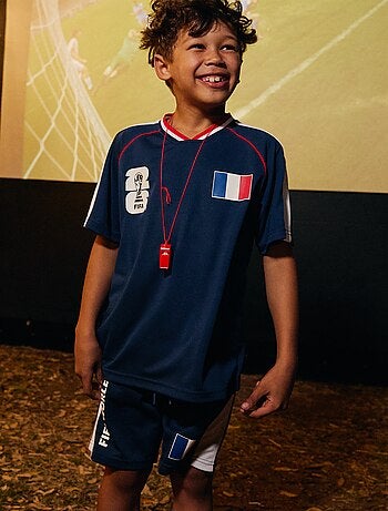 Conjunto camiseta + Pantalón corto con licencia oficial de la Copa Mundial de la FIFA 26™ - Francia