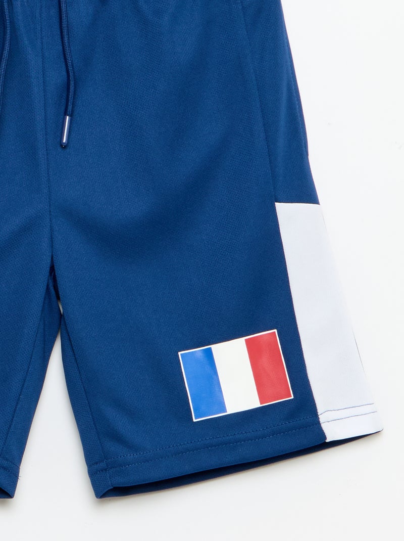 Conjunto camiseta + Pantalón corto con licencia oficial de la Copa Mundial de la FIFA 26™ - Francia Azul - Kiabi