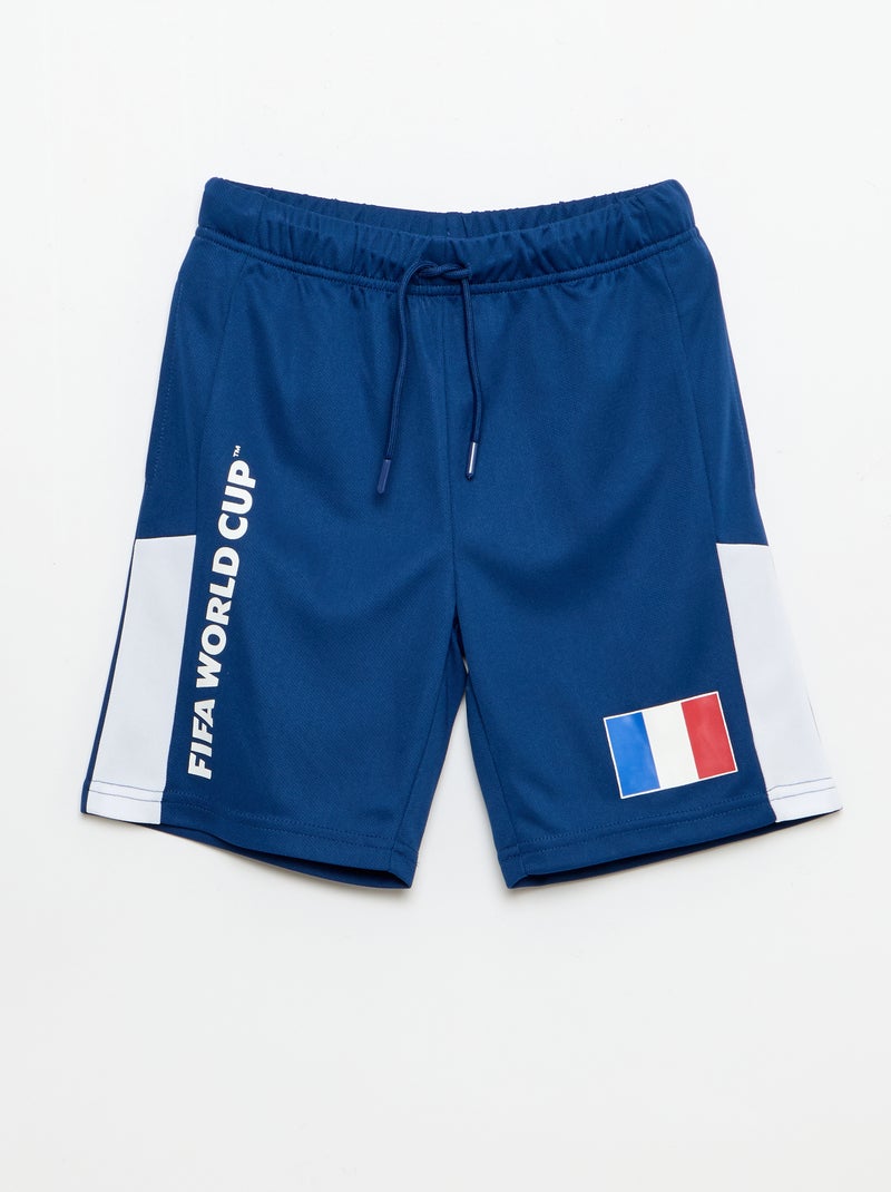 Conjunto camiseta + Pantalón corto con licencia oficial de la Copa Mundial de la FIFA 26™ - Francia Azul - Kiabi