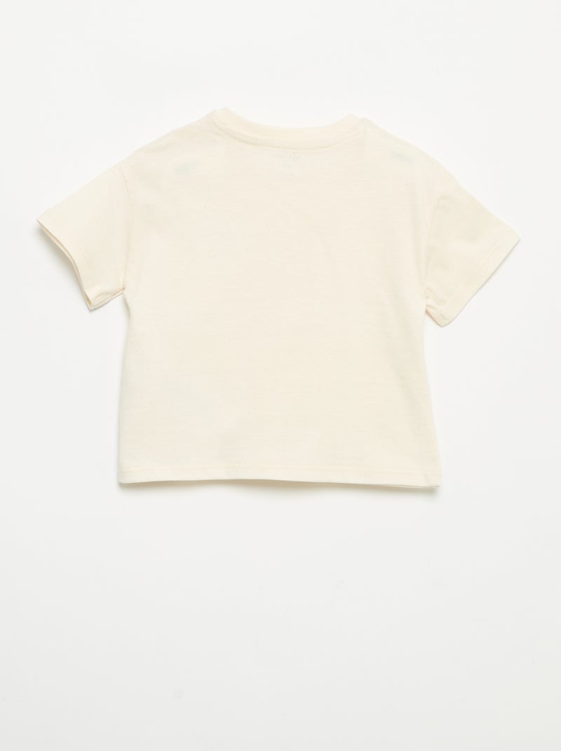 Conjunto Camiseta + pantalón de chándal Blanco - Kiabi