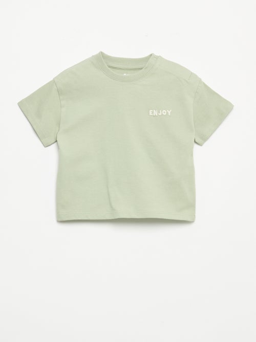 Conjunto Camiseta + pantalón de chándal - Kiabi Conjunto Camiseta + pantalón de chándal - Kiabi