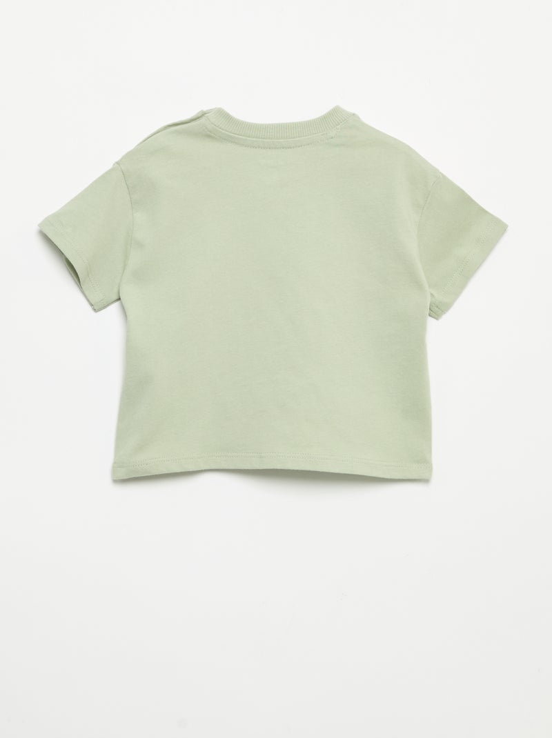 Conjunto Camiseta + pantalón de chándal Verde - Kiabi
