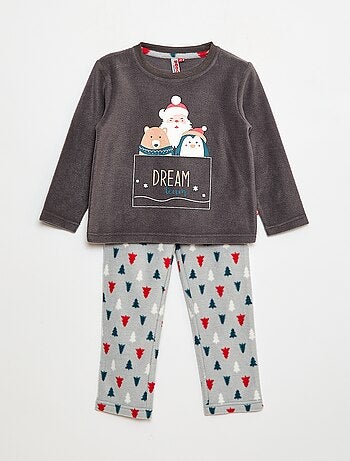 Conjunto camiseta + pantalón de forro polar - 2 piezas