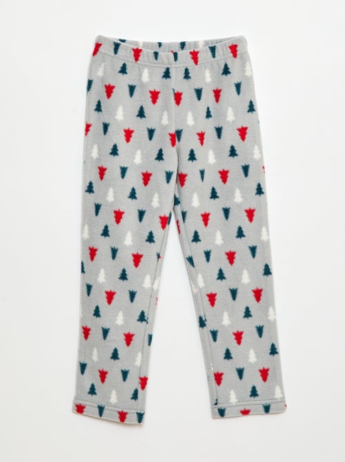 Conjunto camiseta + pantalón de forro polar - 2 piezas - Kiabi