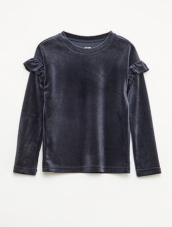 Conjunto camiseta + pantalón de terciopelo - 2 piezas