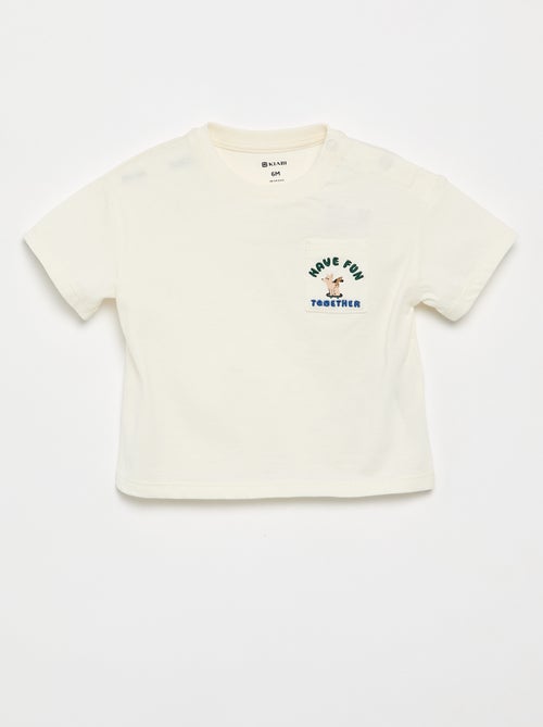 Conjunto camiseta + pantalón vaquero - 2 piezas - Kiabi