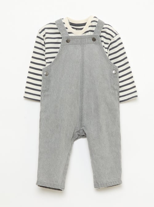 Conjunto camiseta + peto - 2 piezas - Kiabi