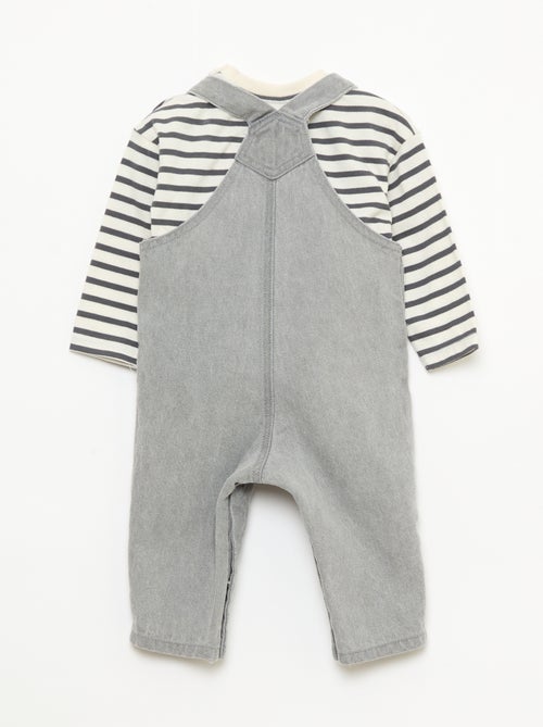 Conjunto camiseta + peto - 2 piezas - Kiabi