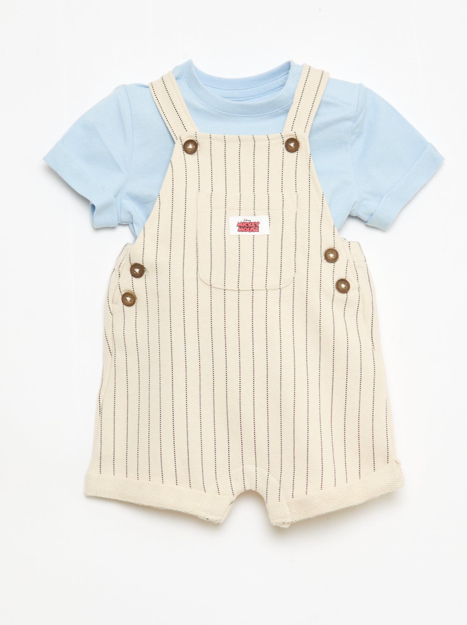 Conjunto camiseta + peto 'Disney' 'Mickey' - 2 piezas