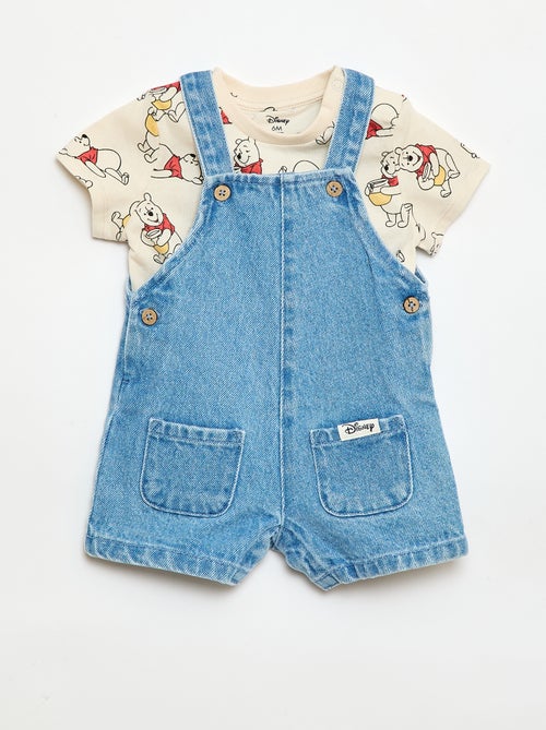 Conjunto camiseta + peto \u0027Mickey\u0027 \u0027Disney\u0027 - 2 piezas - Kiabi