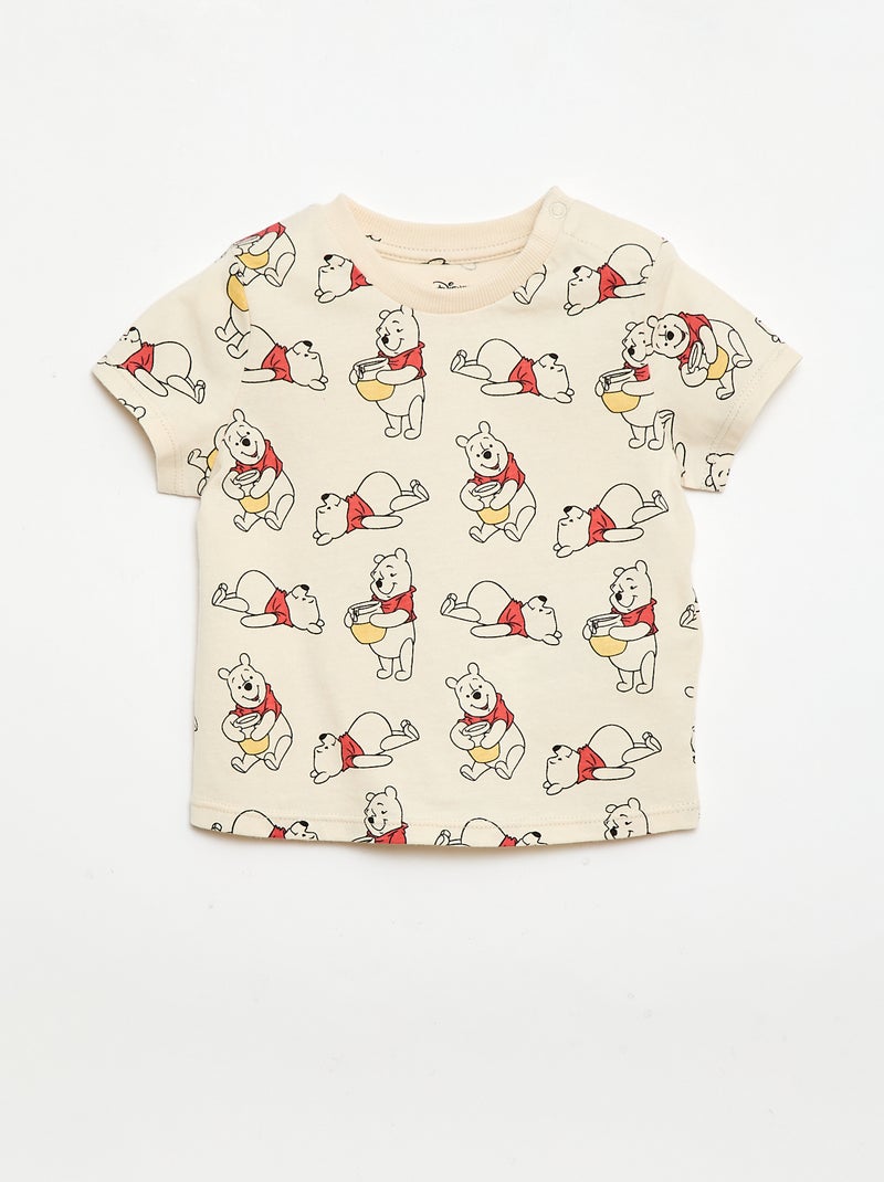 Conjunto camiseta + peto \u0027Mickey\u0027 \u0027Disney\u0027 - 2 piezas Beige - Kiabi