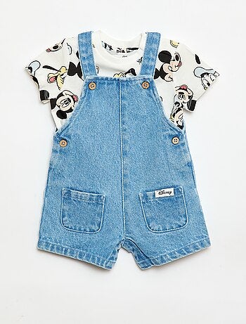 Conjunto camiseta + peto \u0027Mickey\u0027 \u0027Disney\u0027 - 2 piezas