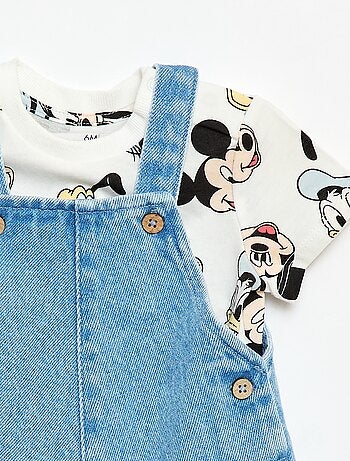Conjunto camiseta + peto \u0027Mickey\u0027 \u0027Disney\u0027 - 2 piezas