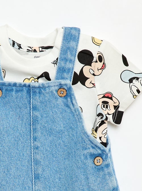 Conjunto camiseta + peto \u0027Mickey\u0027 \u0027Disney\u0027 - 2 piezas - Kiabi