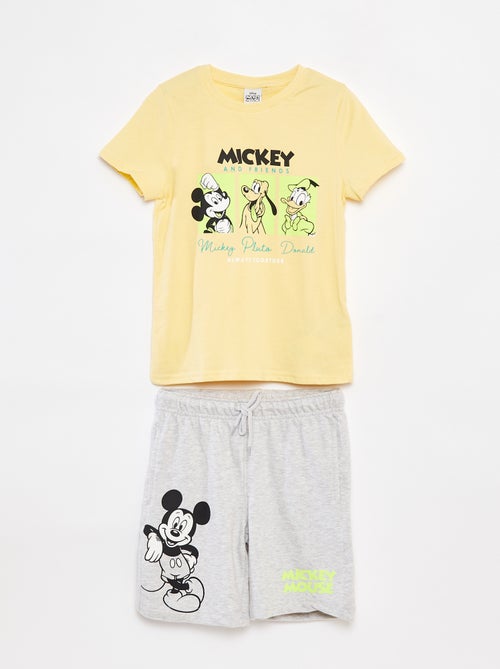 Conjunto camiseta + short 'Mickey' 'Disney' - Kiabi