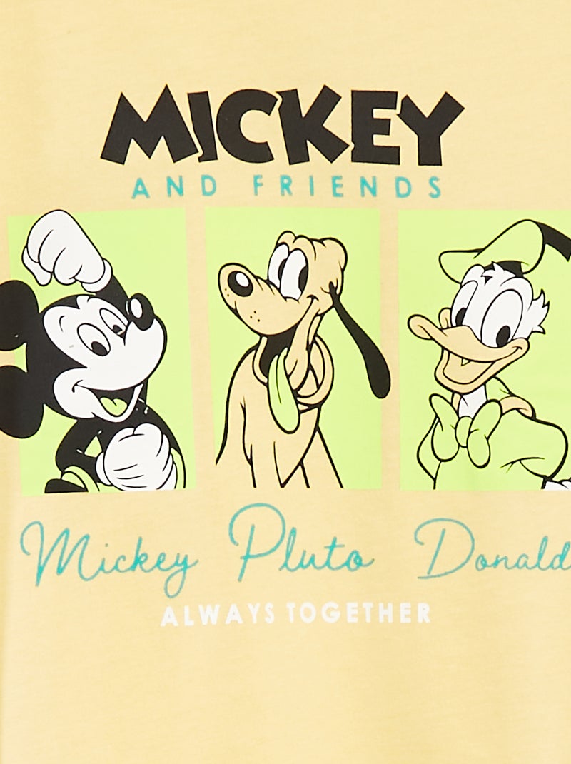 Conjunto camiseta + short 'Mickey' 'Disney' AMARILLO - Kiabi
