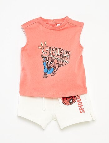 Conjunto camiseta + short 'Spider-Man' 'Marvel' - 2 piezas