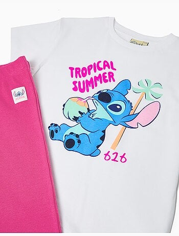 Conjunto camiseta y leggings Stitch, MO Fashion