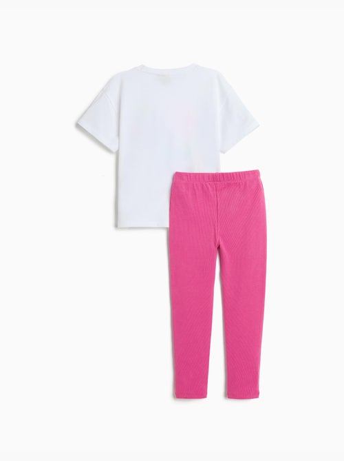 Conjunto camiseta y leggings Stitch, MO Fashion - Kiabi