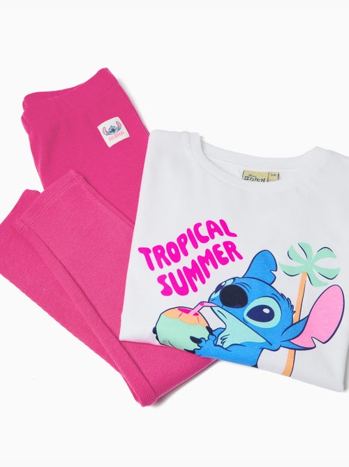Conjunto camiseta y leggings Stitch, MO Fashion - Kiabi