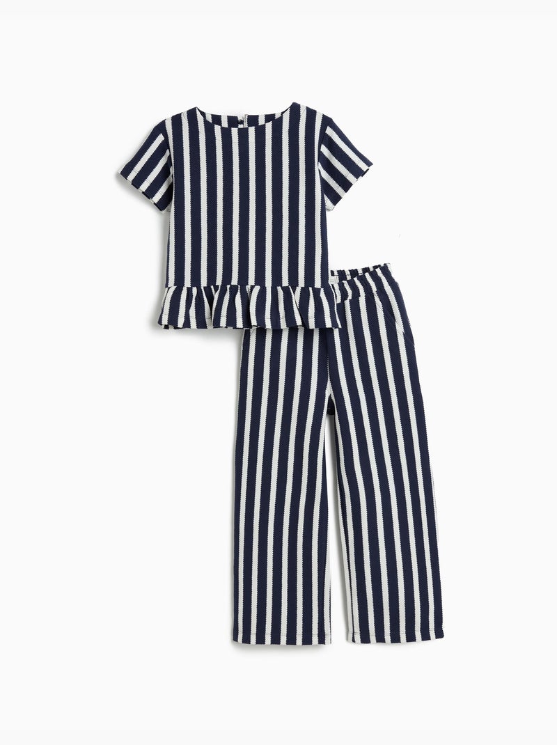 Conjunto camiseta y pantalón, MO Fashion Azul - Kiabi