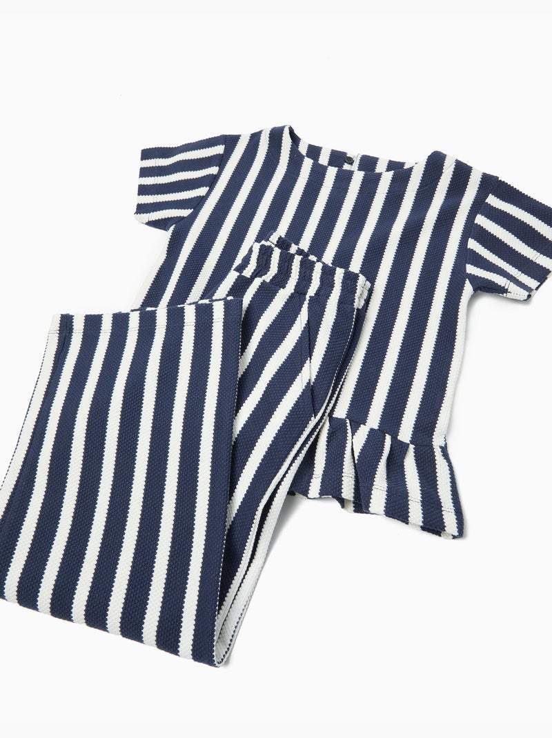 Conjunto camiseta y pantalón, MO Fashion Azul - Kiabi