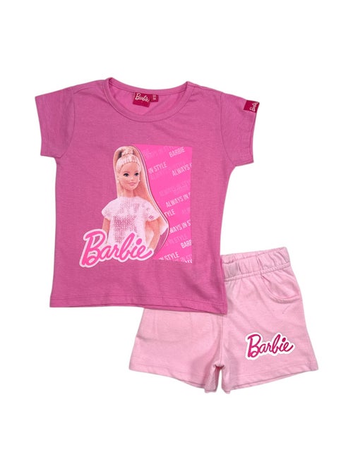 Conjunto camiseta y short Barbie - Kiabi Conjunto camiseta y short Barbie - Kiabi