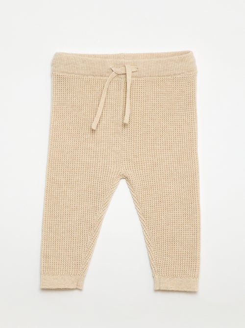 Conjunto chaleco cruzado + leggings de punto - 2 piezas - Kiabi