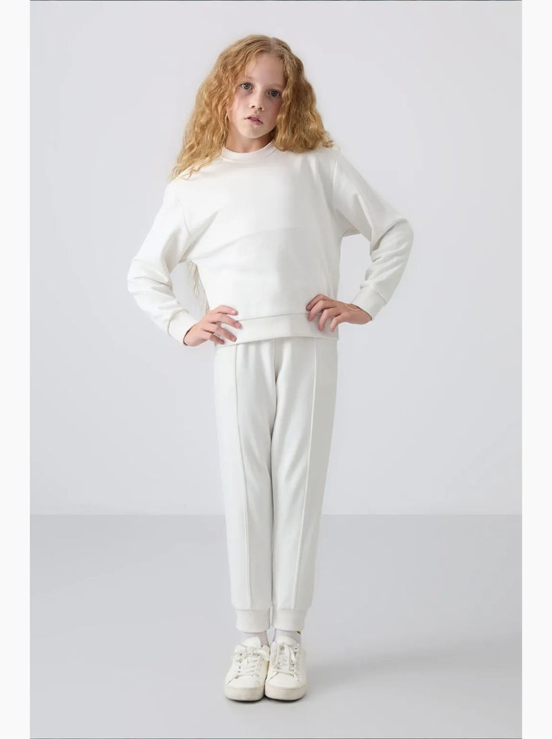 Conjunto chándal juvenil oversize largo tommy Blanco roto - Kiabi
