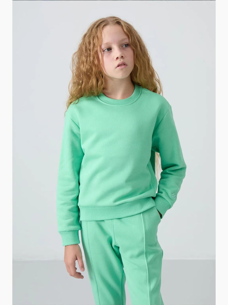 Conjunto chándal juvenil oversize largo tommy Verde menta - Kiabi