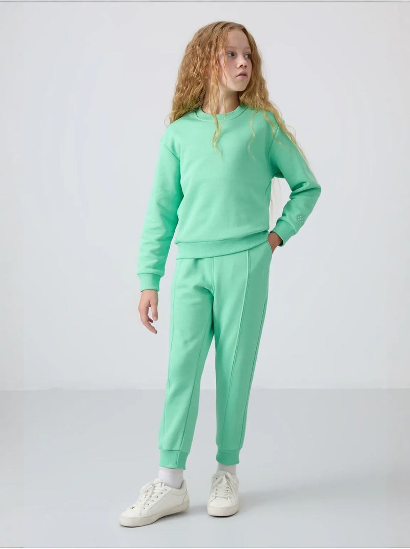 Conjunto chándal juvenil oversize largo tommy Verde menta - Kiabi