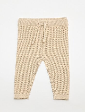 Conjunto chaqueta cruzada + leggings de punto - 2 piezas