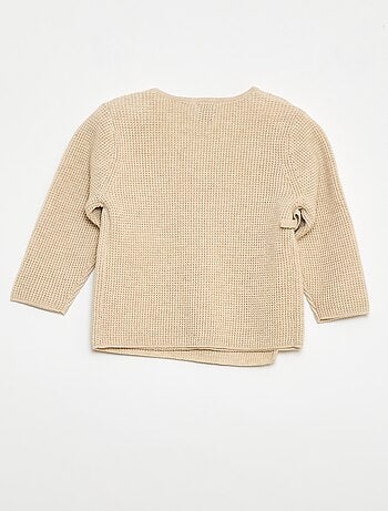 Conjunto chaqueta cruzada + leggings de punto - 2 piezas