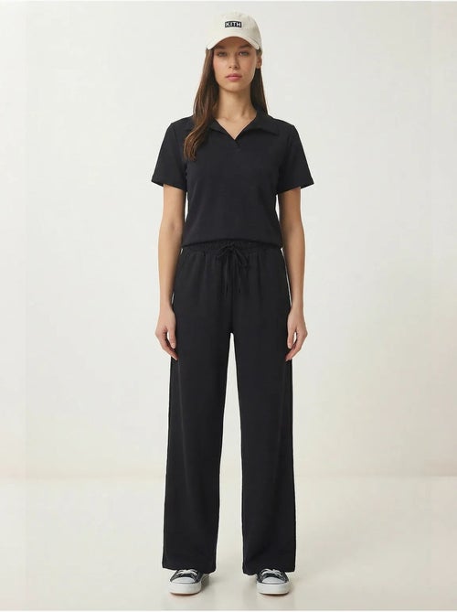 Conjunto co-ord de dos piezas con cintura media y cuello polo istanbul - Kiabi Conjunto co-ord de dos piezas con cintura media y cuello polo istanbul - Kiabi