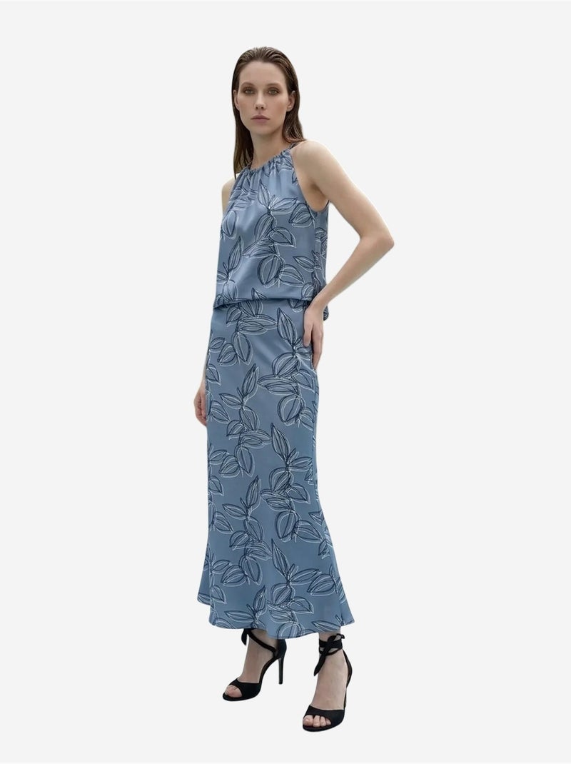 Conjunto co-ord de dos piezas de lyocell my fashion Azul - Kiabi