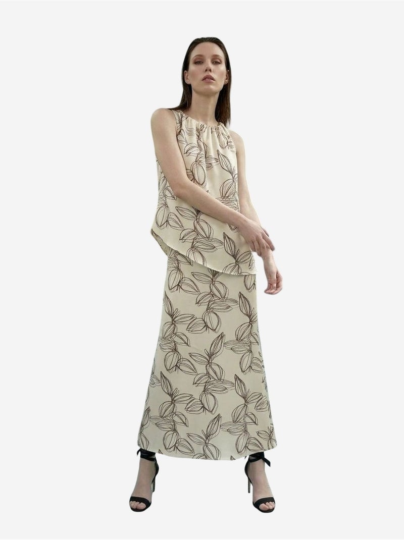 Conjunto co-ord de dos piezas de lyocell my fashion Multicolor - Kiabi