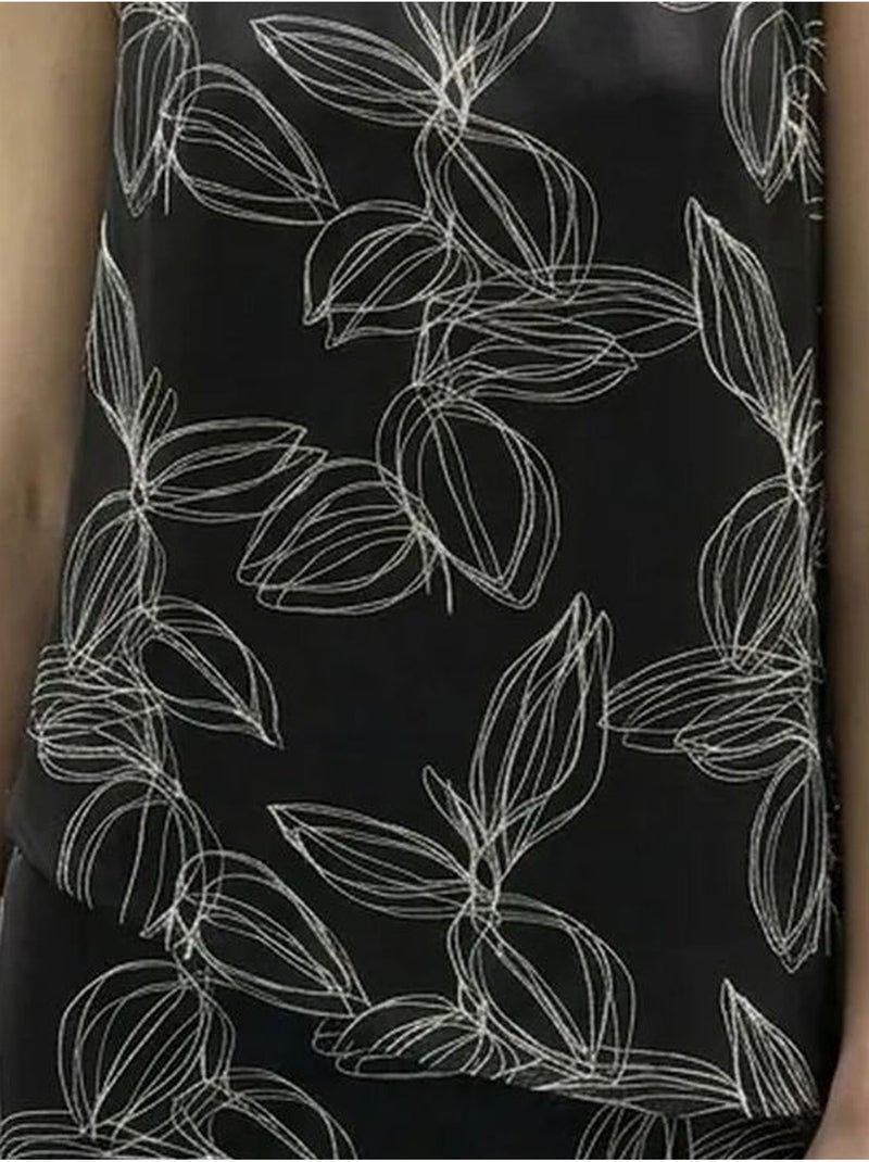 Conjunto co-ord de dos piezas de lyocell my fashion Negro - Kiabi