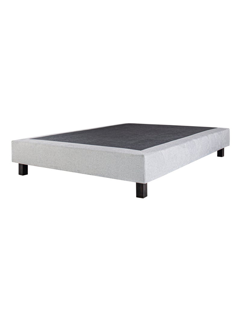 Conjunto colchón espuma 20 cm y somier gris Gris - Kiabi