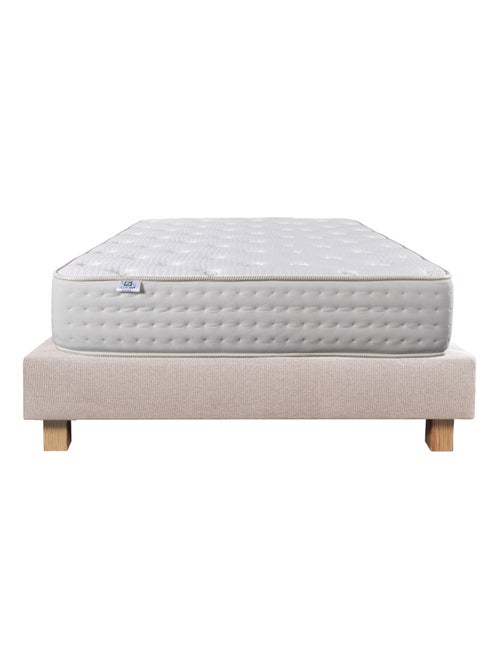Conjunto colchón espuma 26 cm y somier beige - Kiabi Conjunto colchón espuma 26 cm y somier beige - Kiabi