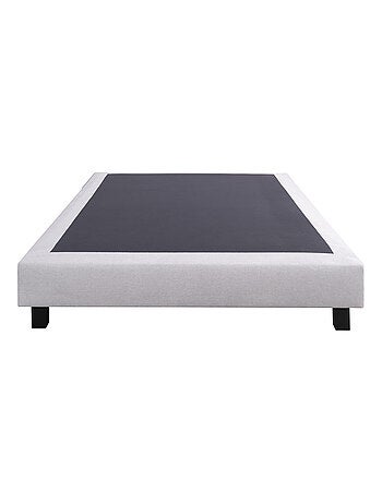 Conjunto colchón espuma 26 cm y somier gris