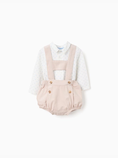 Conjunto Combinaison Babygrow Manga Larga - Kiabi