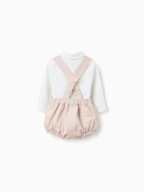 Conjunto Combinaison Babygrow Manga Larga - Kiabi