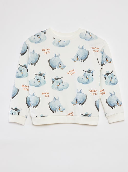 Conjunto con sudadera de chándal + Pantalón corto - 2 piezas - Kiabi