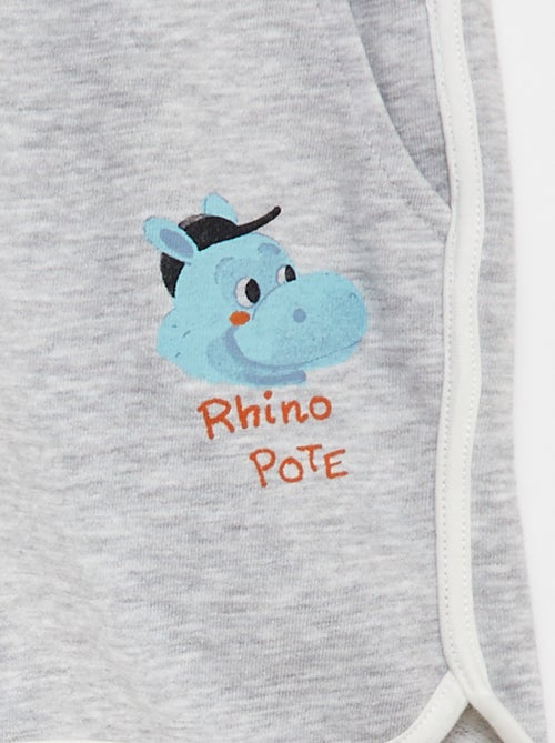 Conjunto con sudadera de chándal + Pantalón corto - 2 piezas - Kiabi