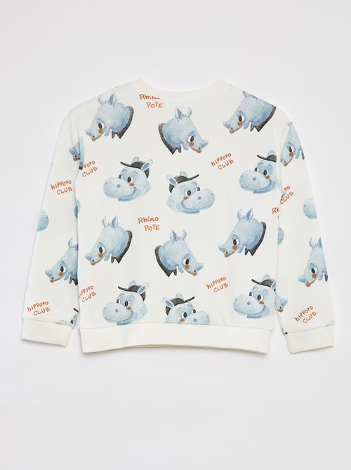 Conjunto con sudadera de chándal + Pantalón corto - 2 piezas - Kiabi