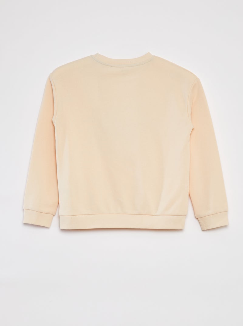 Conjunto con sudadera de chándal + short - 2 piezas BEIGE - Kiabi