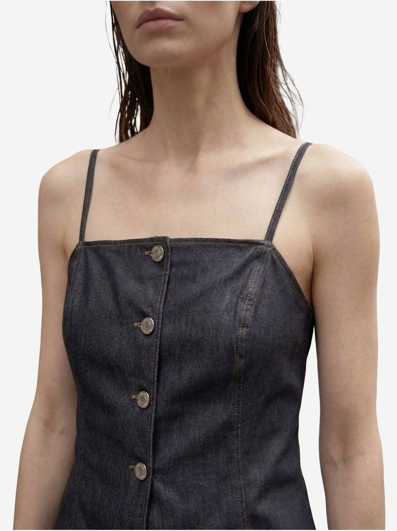 Conjunto coord de dos piezas de algodón-lycra para mujer my fashion Gris negro - Kiabi
