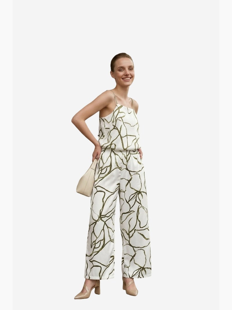 Conjunto coordinado de dos piezas de satén de lyocell my fashion Blanco - Kiabi