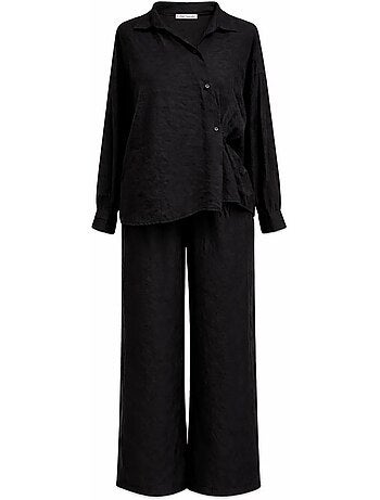 Conjunto coordinado de dos piezas oversize para mujer mixray