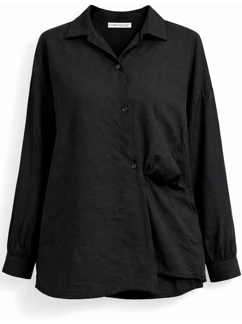 Conjunto coordinado de dos piezas oversize para mujer mixray Negro - Kiabi